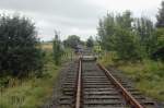 Draisinebahn Leck-Unaften in Schleswig-Holstein.