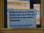 Manche Regel ist heute in Vergessenheit geraten. Tag der offenen Tür, Depot des Technikmuseums an der Monumentenstraße Berlin, 24.9.2017