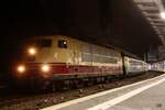 103 245-7 DB mit Rheingoldzug nach Goslar in Wuppertal Hbf, Dezember 2024.