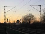 Abendstimmung an der S-Bahnstrecke nach Schorndorf bei Endersbach. 

18.02.2009 (M)
