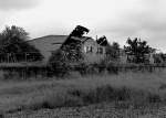 Der alte Güterbahnhof von Nordhausen am 29.05.2014. Aufnhame entstand vom Gründstückszaun aus (Erfuter Straße)