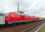 Am 15.06.2020 wurde die neue DB 245 029 von der RADVE 183 500 von Kassel nach Velim überführt. Hier zu sehen in Erfurt Ost.