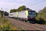 Nachschuss auf die neuen Siemens Vectrons mit den Nummern Re 475 419-8 und Re 475 418-0, die bei Metterzimmern (Bietigheim-Bissingen) von 103 222-6 in ihre künftige Heimat überführt