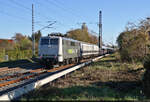 Nachschuss im Hp Zscherben auf 111 222-6, die kalt am Ende eines ICE-4-Überführungszuges Richtung Halle Rosengarten mitgezogen wurde. Ihren Rollgeräuschen nach hatte sie ziemliche Flachstellen.

🧰 RailAdventure GmbH
🕓 6.11.2022 | 13:47 Uhr