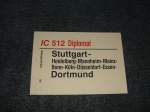 IC 512  Diplomat  von Stuttgart nach Dortmund.