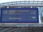 LCD Anzeige im Berliner Hbf.