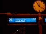 Noch 20 Minuten bei eisigen Temperaturen auf den letzten Zug der RB 12 warten!!! Bf Oranienburg am 09.12.2010.