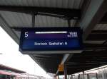 Eigentlich ist dies eine S-Bahnstrecke doch am 29.Januar 2011 hie es SEV von Rostock Hbf nach Rostock Seehafen Nord.