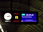 Fahrgast Anzeige der U-Bahn Mnchen am 11.08.11