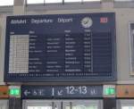 Abfahrtsbersicht von Trier Hauptbahnhof.(6.8.2012)