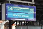 HAMBURG, 07.06.2014, Zugzielanzeiger für IC 2024 im Hauptbahnhof; Endstation ist allerdings Hamburg-Altona