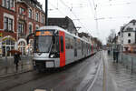 Rheinbahn Tw 4343  Linie U75, D-Eller, Vennhauser Allee  Düsseldorf, Belsenplatz  19.12.2024