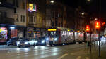 Rheinbahn Tw 4311  Linie U75, Neuss Hbf  Düsseldorf, Schlesische Straße  18.12.2024