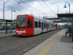 TW 4118 und TW 41?? waren am 12.8.13 als Linie 7 Richtung Zndorf unterwegs.