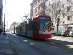 Am 12.3.07 war TW 4521 mit TW 45?? als Linie 12 Fahrtrichtung  Merkenich  unterwegs.