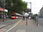 TW 4512 und TW 45?? wurden unterwegs  als Linie 1 Richtung Weiden West am 20.8.13 an der Haltestelle Neumarkt fotografiert.