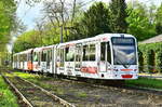 5120 mit neuer Ganzreklame  Segmüller  am Westfriedhof.