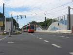 2 unbekannte Wagen vom Typ K5000 aufgenommen am 4.8.12 auf der Brcke ber die BAB 3 nrdlich der Haltestelle  Im Weidenbruch 