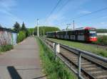 Nachschu auf 2 unbekannt gebliebene Wagen der Serie K5000 unterwegs als Linie 3 Richtung Holweide in K-Buchheim auf genommen am 5.5.13