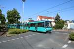 VGF Bombardier U5-25 Wagen 673 am 30.06.18 in Frankfurt Enkheim 