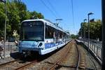 VGF Bombardier U5-50 Wagen 889 am 30.06.18 in Frankfurt Praunheim