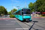 VGF U-Bahn Frankfurt Bombardier Flexity Swift U5-75 Wagen 930 auf der Linie U5 am 10.08.24