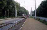 Köln KVB SL E4 (DÜWAG-B100S 2022) Schlebusch, Wiener Strasse am 31.