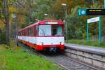 VGF Düwag U2 Wagen 133 am 27.10.24 im Rahmen einer Sonderfahrt in Oberursel