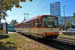 VGF Düwag U3 Wagen 151 am 13.10.18 zur U3 Wagen Abschiedsfahrt in Frankfurt am Main Industriehof auf der U7