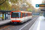 VGF Düwag U3 Wagen 153 am 27.10.24 im Rahmen einer Sonderfahrt in Frankfurt am Main