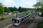 Rheinbahn Tw 3326  Universität Nord/Christophstraße  Linie U72, Ratingen Mitte  08.05.2024