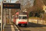 Während eines Spazierganges am Rheinufer in Bad Hönningen habe ich diese Straßenbahn der swb  mitgenommen 