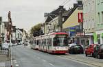 Die Dortmunder NGT8 9 und 3 fahren am 15.10.2019 durch Dortmund-Wickede zur Endhaltestelle der U 43