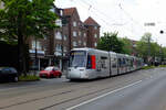 Rheinbahn Tw 3323  Linie U71, D-Benrath Betriebshof  Düsseldorf, Opladener Straße  07.05.2022