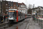 Rheinbahn Tw 4306  Linie U75, Neuss Hbf  Düsseldorf, Belsenplatz  19.12.2024