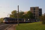 GT8SU 3210 und 3202 in der Schleife am Rheinbahnhaus in Dsseldorf am 02.10.2011