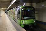 VGF Bombardier U5-25 Wagen 618 am 01.02.20 in Frankfurt am Main Zoo