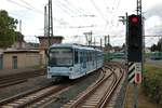 VGF Bombardier U5-25 Wagen 662 am 05.09.20 in Frankfurt Heddernheim vom Bahnsteig aus fotografiert