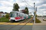 VGF Bombardier Flexity Swift U5-25 Wagen 667 am 09.04.22 in Oberursel auf der U3