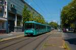 VGF Bombardier Flexity Swift U5-50 Wagen 861 am 14.08.22 in Frankfurt am Main