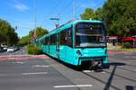 VGF U-Bahn Frankfurt Bombardier Flexity Swift U5-75 Wagen 900 auf der Linie U5 am 10.08.24