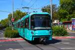 VGF U-Bahn Frankfurt Bombardier Flexity Swift U5-50 Wagen 865 auf der Linie U5 am 10.08.24