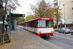 VGF Düwag U2 Wagen 133 am 27.10.24 im Rahmen einer Sonderfahrt in Frankfurt am Main