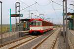 VGF Düwag U2 Wagen 135 am 27.10.24 im Rahmen einer Sonderfahrt in Frankfurt am Main