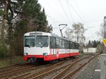 VGF Düwag U2 Wagen 406 am 03.04.16 in Oberursel 