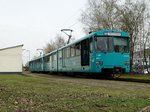 VGF Düwag U2 Wagen 385 am 03.04.16 in Oberursel