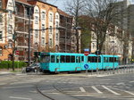 VGF Düwag Ptb Wagen 749 am 14.04.16 in Frankfurt am Main Eckenheim