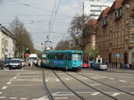 VGF Düwag Ptb Wagen 713 am 14.04.16 in Frankfurt am Main Eckenheim