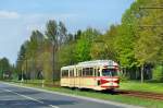 Wagen 522 als Maibaumexpress bei Sarstedt (01.05.2013)
