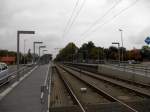 Haltestelle Lahe/Friedhof, in Hannover am 06.10.2013.